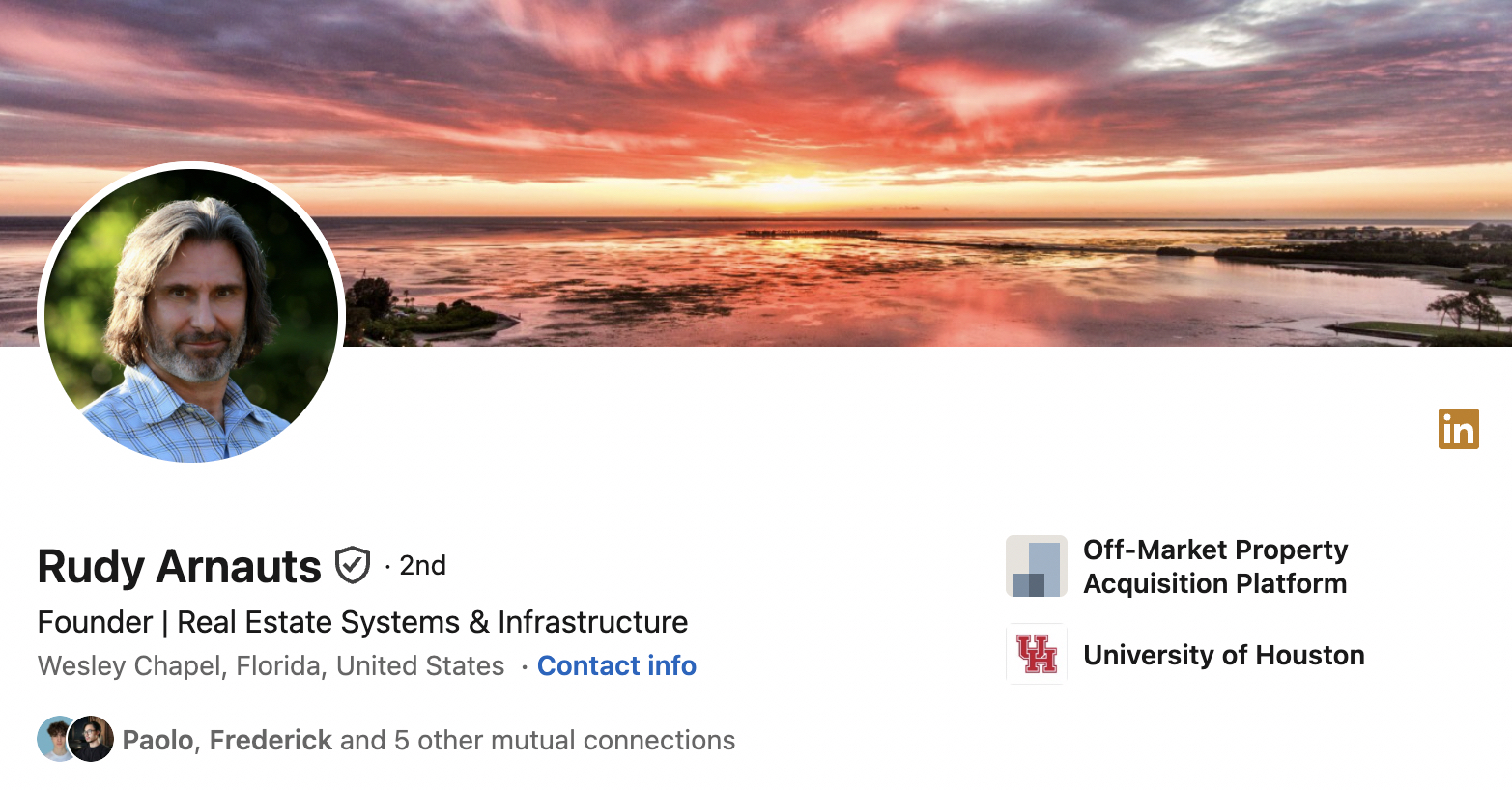 Rudy Arnauts LinkedIn profile